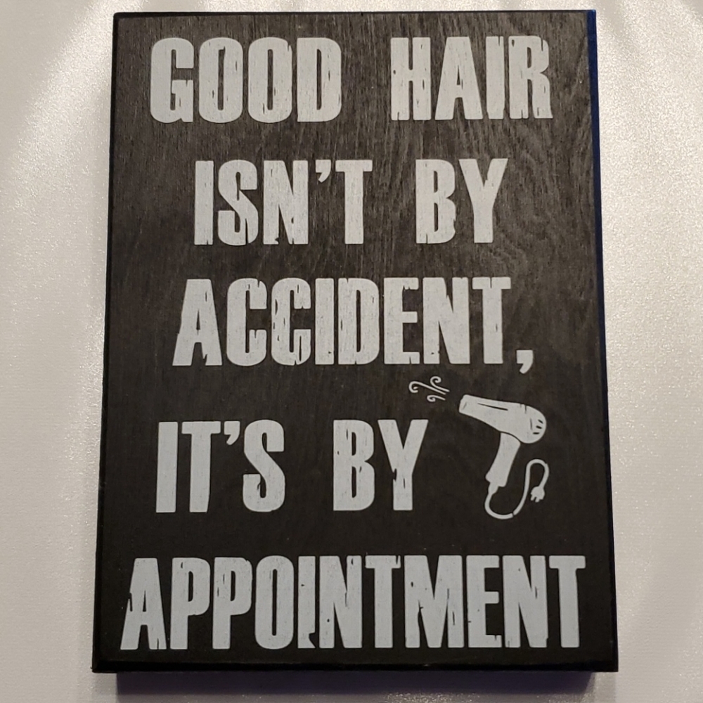 Hair salon sign